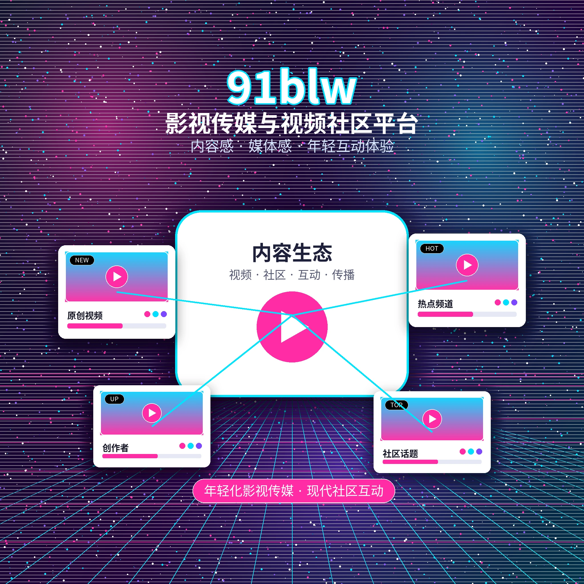 91网品牌与平台长期服务展示